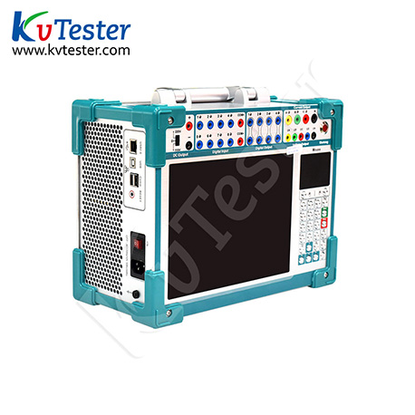 Digital analog integrated three-phase relay protection tester